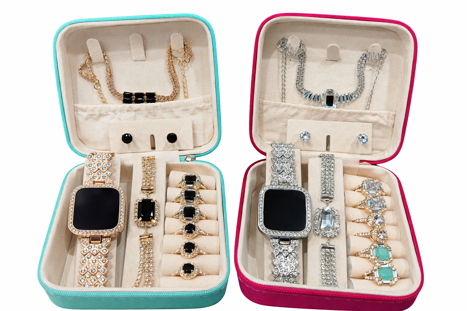 Portable Travel Mini Jewelry Box